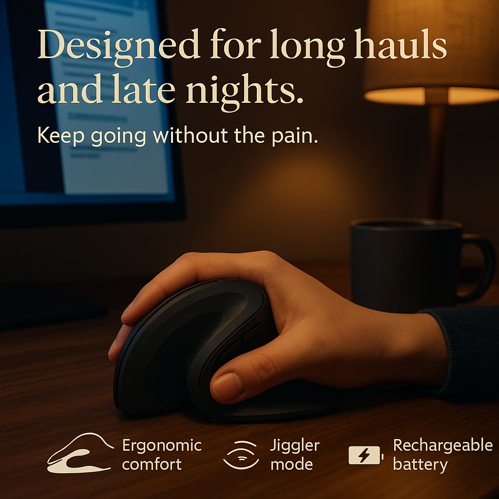 Venator™ ComfortGlide Ergonomic Mouse