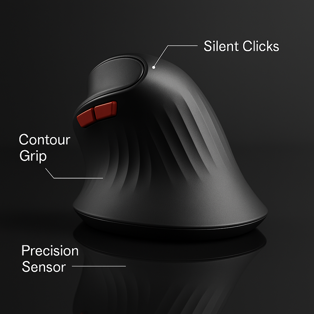 Venator™ ComfortGlide Ergonomic Mouse