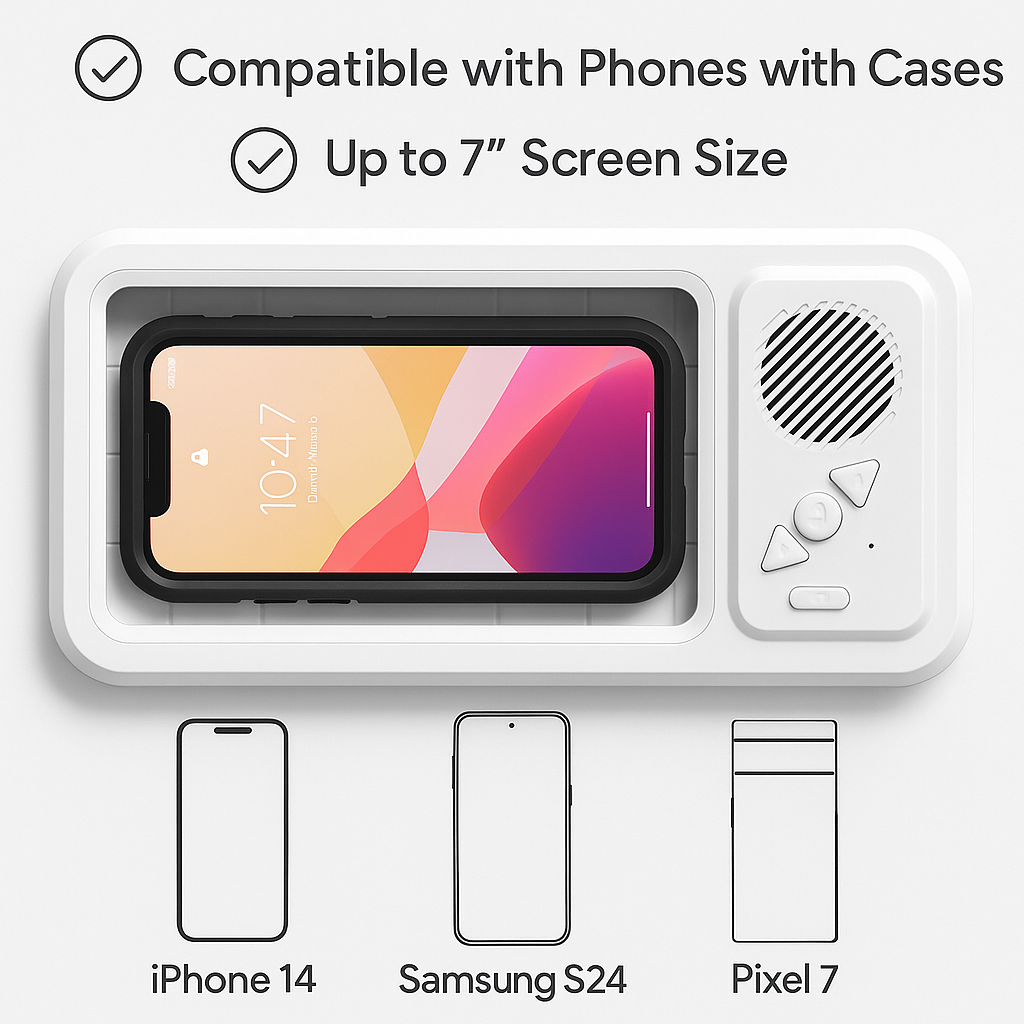 The First Waterproof Bluetooth Speaker Phone Case