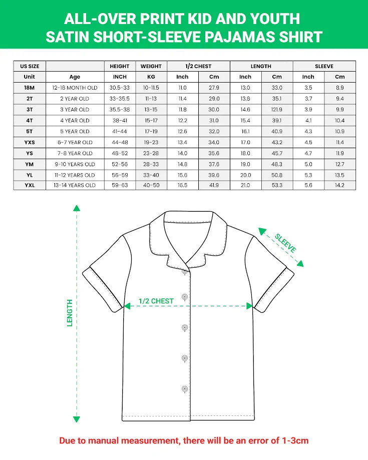 K-Pop Demon Hunter Satin Pajamas Set