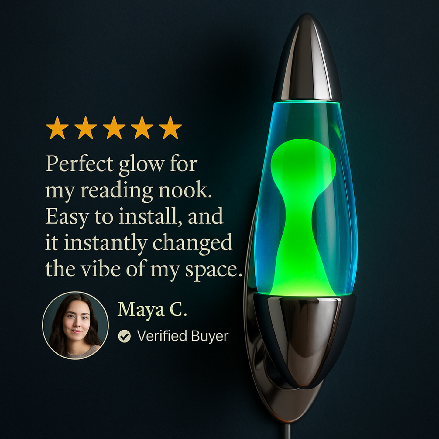 Venator™ Wall Mounted Lava Lamp