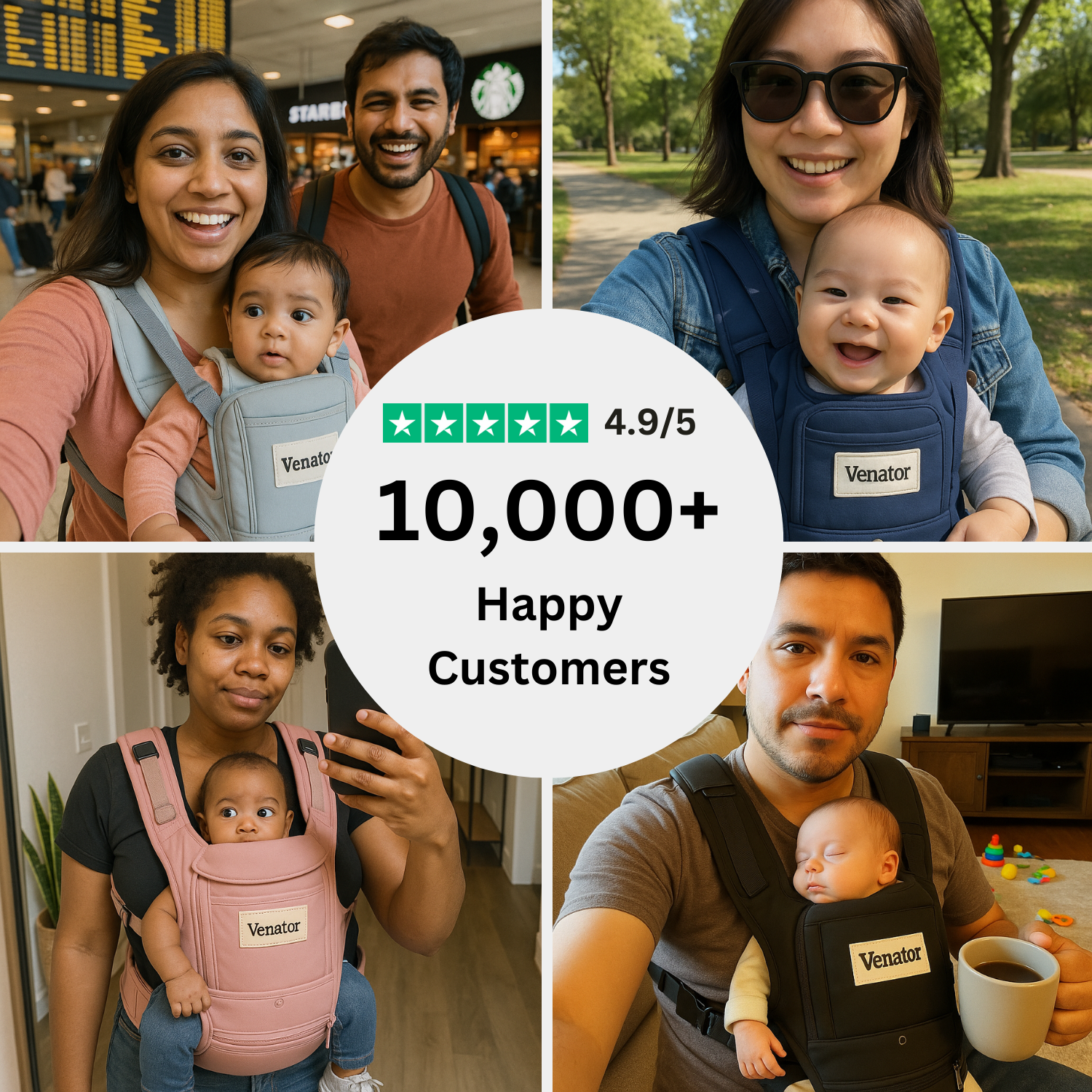 Thousands are Switching to Venator™ 3-in-1 Ergonomic Baby Hip Seat & Carrier