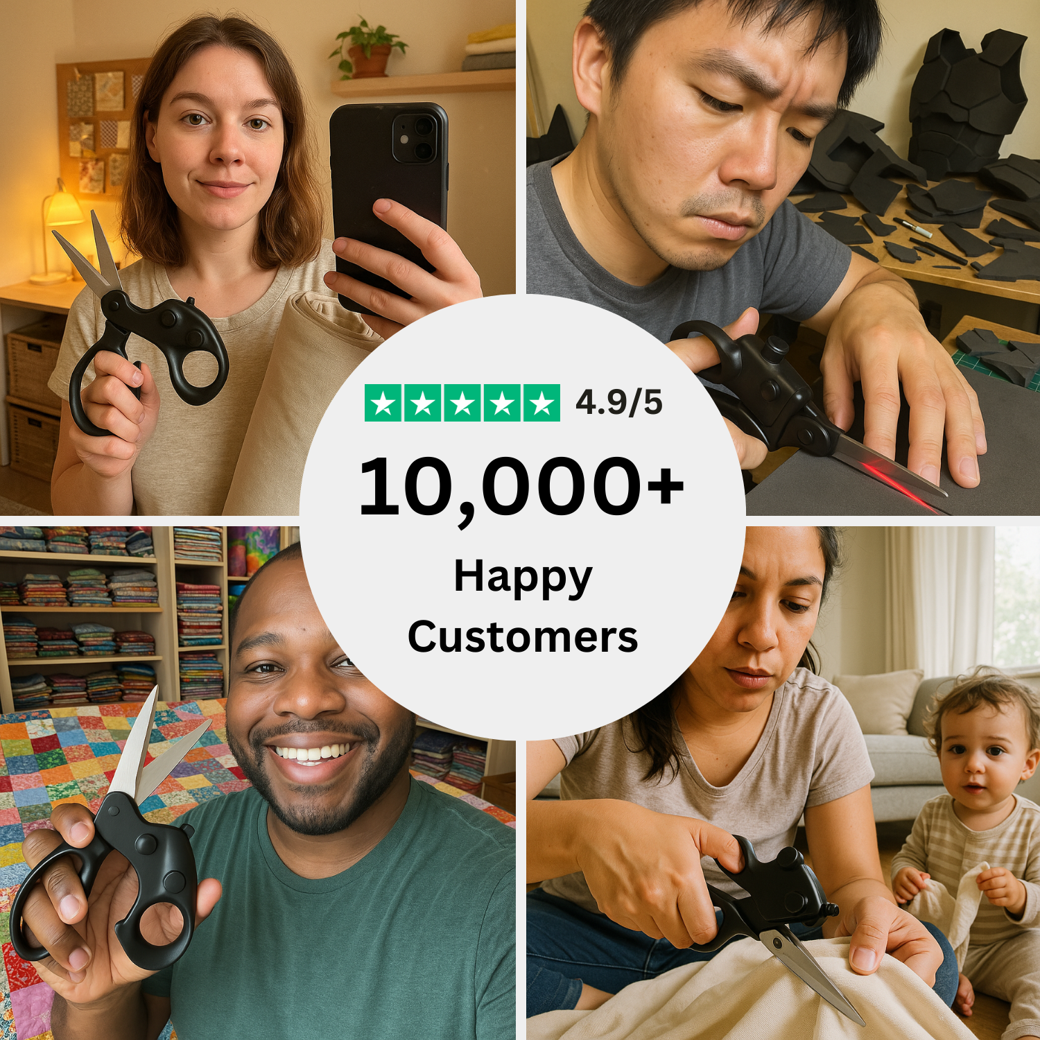 Thousands are Using Venator™ Multifunctional Sewing Guided Scissor