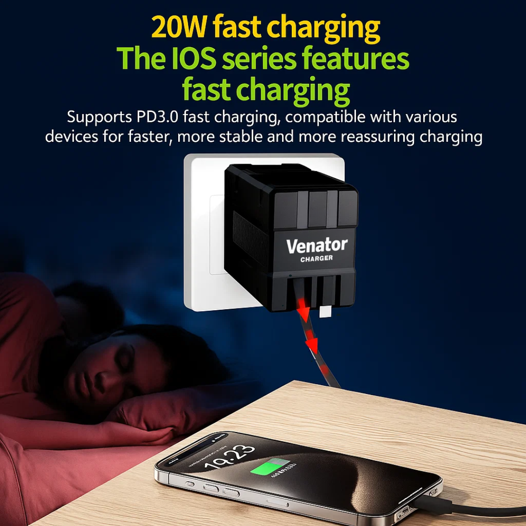 Venator™ DualSpark 20W Fast Wall Charger