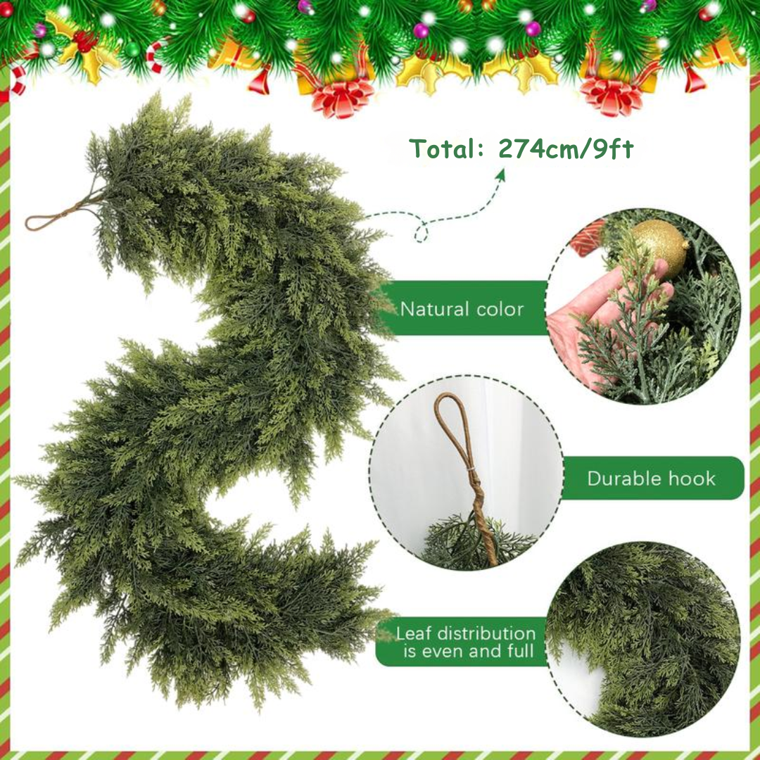 9FT Cedar Garlands (Premium Quality)