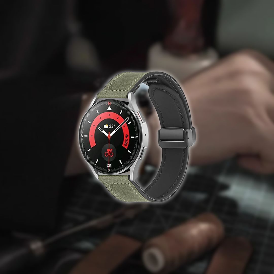 Venator™ Real Buckle Leather Strap