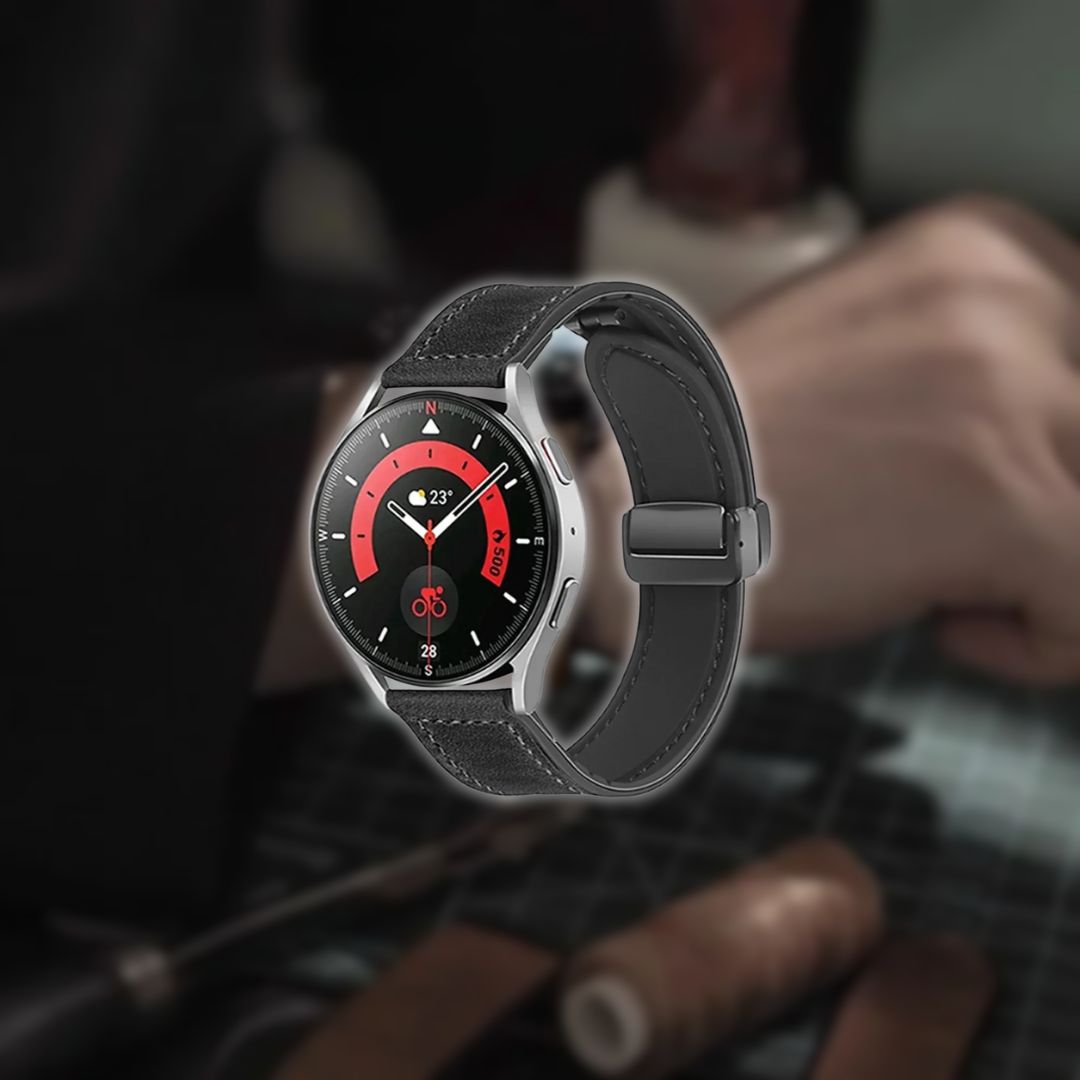 Venator™ Real Buckle Leather Strap