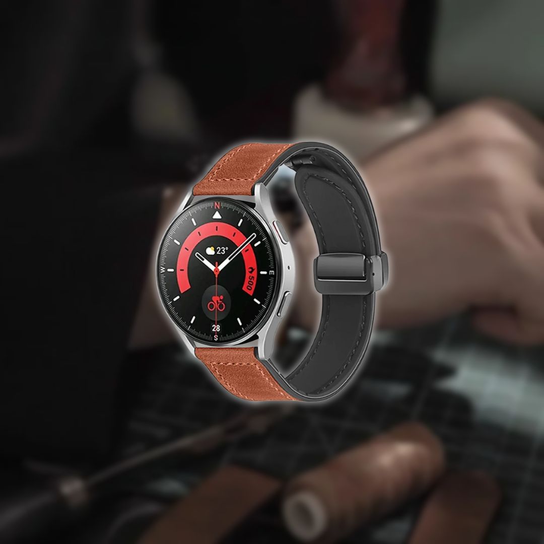 Venator™ Real Buckle Leather Strap