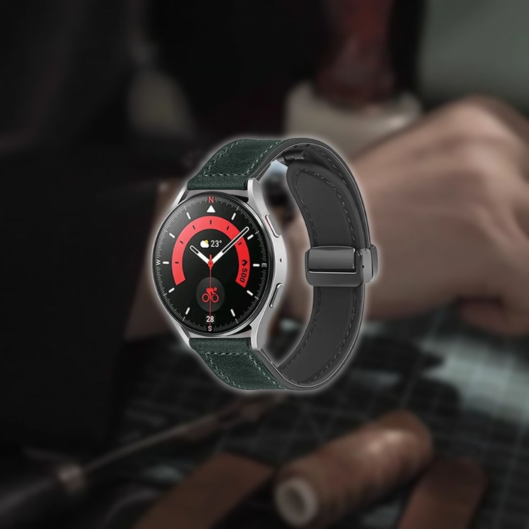 Venator™ Real Buckle Leather Strap