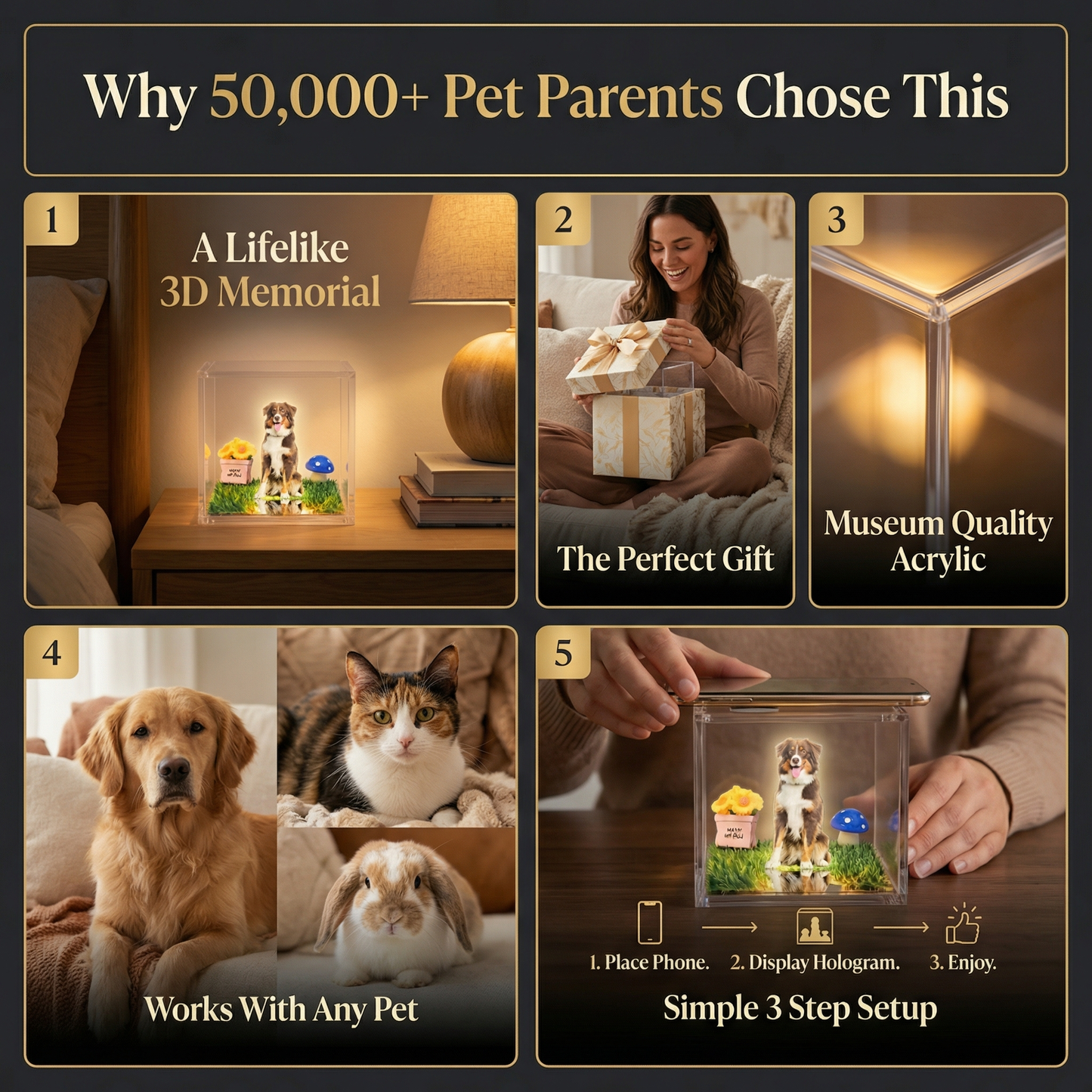 Venator™ Personalized Pet Holographic Digital House