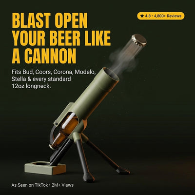 Mortar Beer Bottle Opener