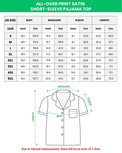 K-Pop Demon Hunter Satin Pajamas Set
