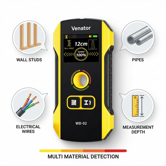 Venator™ 6 in 1 Stud Finder Wall Scanner