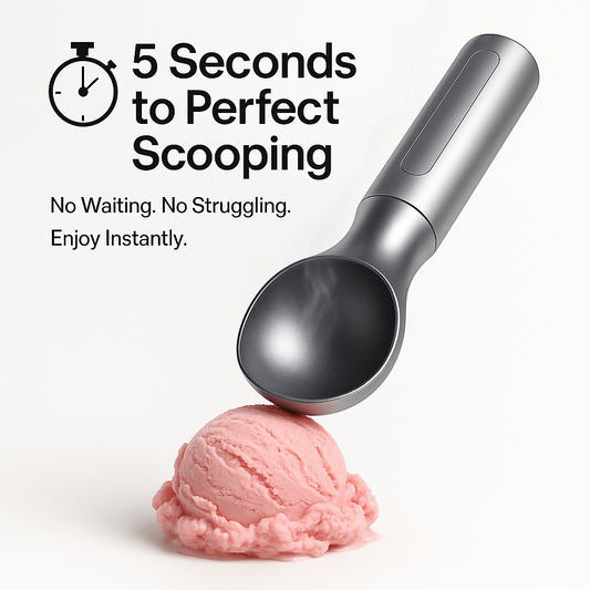 HeatScoop Pro: The Ultimate Temperature-Control Ice Cream Scoop