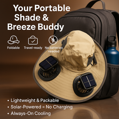 SolarBreeze™ Smart Solar Hat