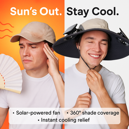 SolarBreeze™ Smart Solar Hat