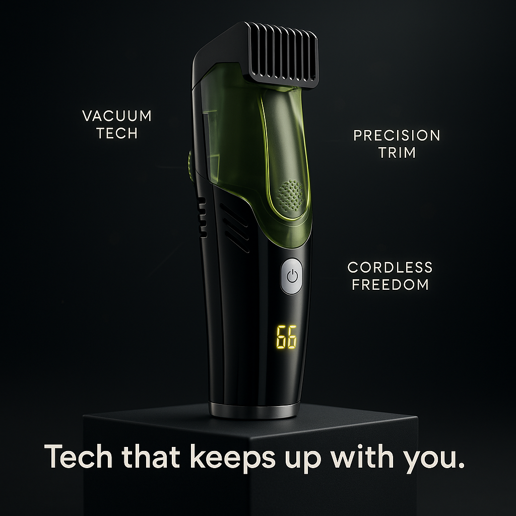 Venator™ Vacuum Beard Trimmer V2 - Now Cordless!