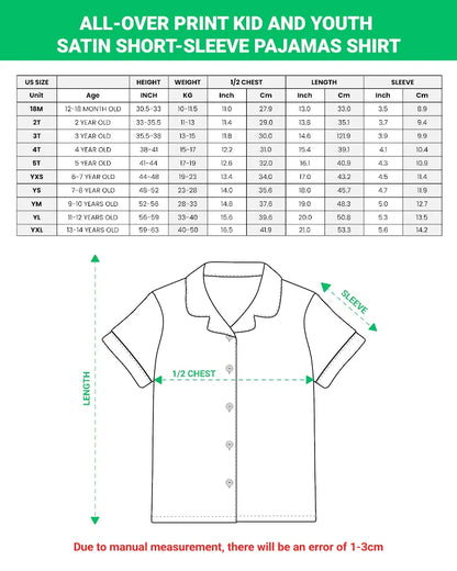 K-Pop Demon Hunter Satin Pajamas Set