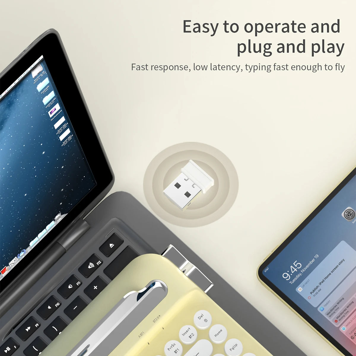 Venator™ The Original Wireless Typewriter Keyboard