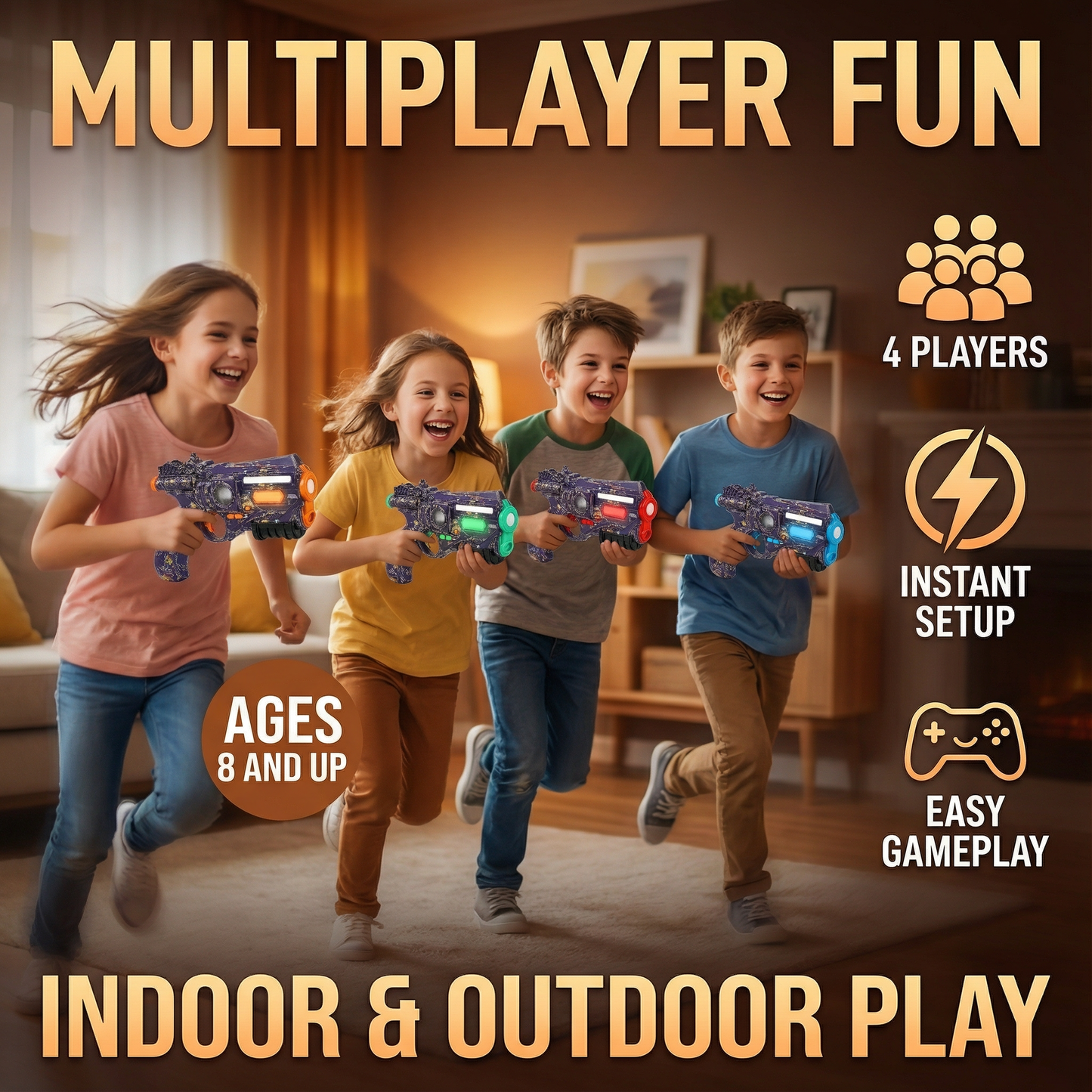 Premium at-home Laser Tag