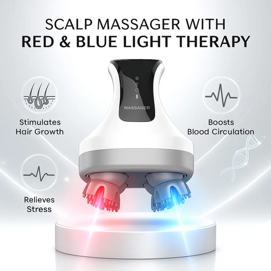 Venator™ Premium Red + Blue Light Scalp Head Massager
