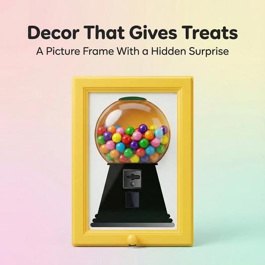 Vintage 2-in-1 Candy Dispenser Picture Frame