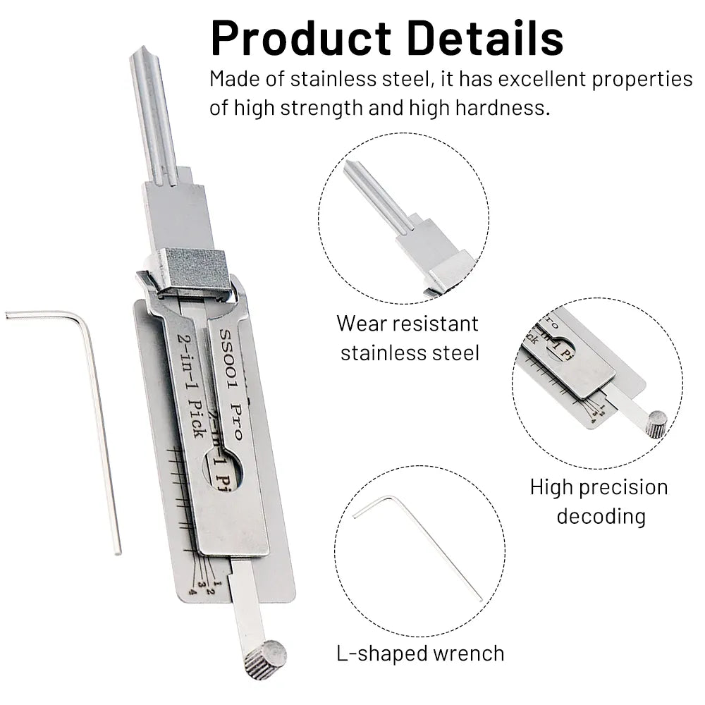 SS001 LockPro 2-in-1 Precision Tool
