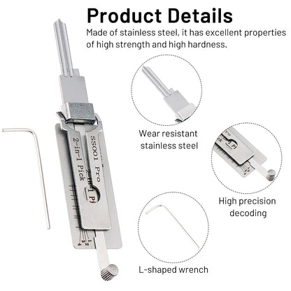 SS001 LockPro 2-in-1 Precision Tool