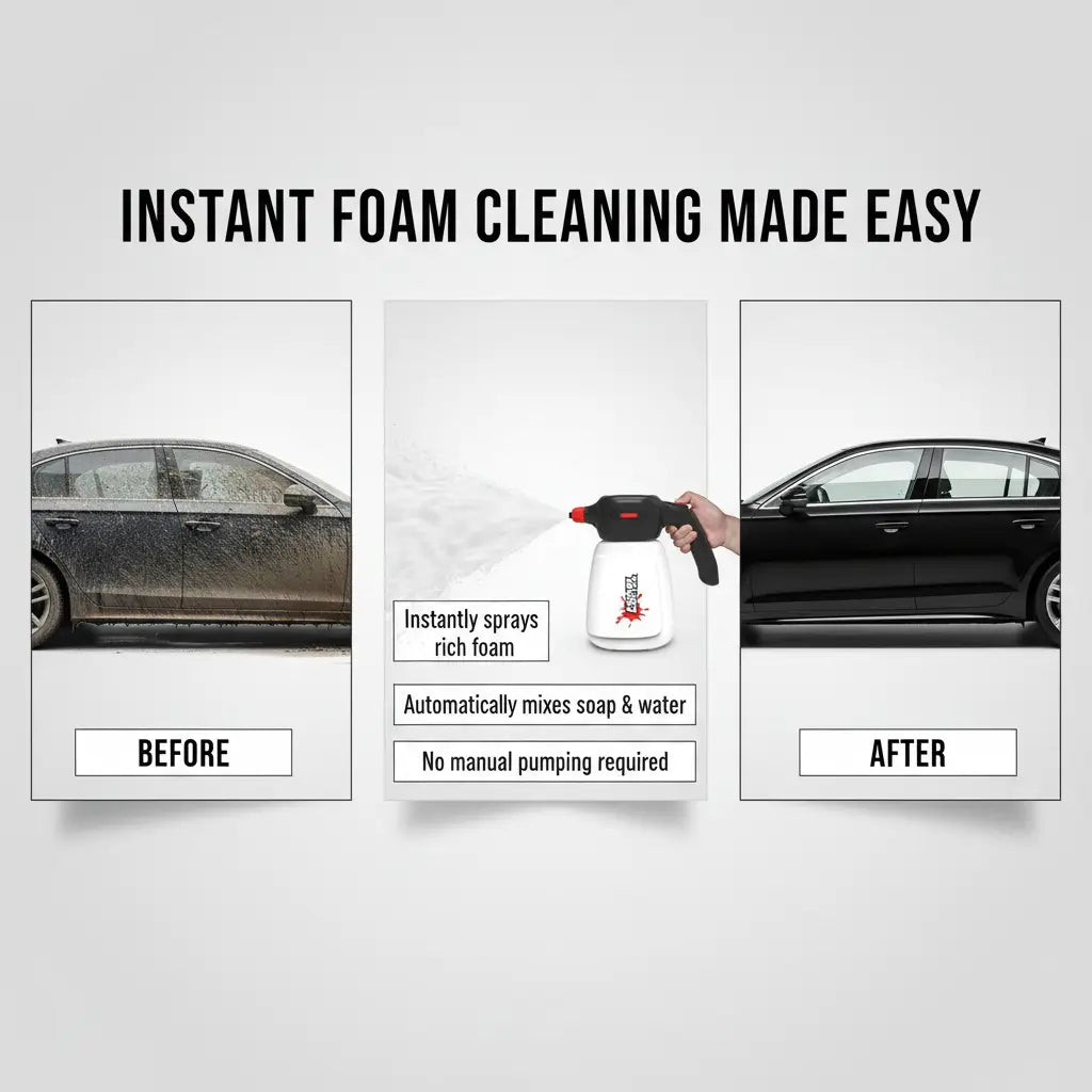 Foamy™  - The All-In-One Powered Spray