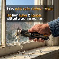 TOUGHBUILT 2-in-1 Scraper Utility Knife