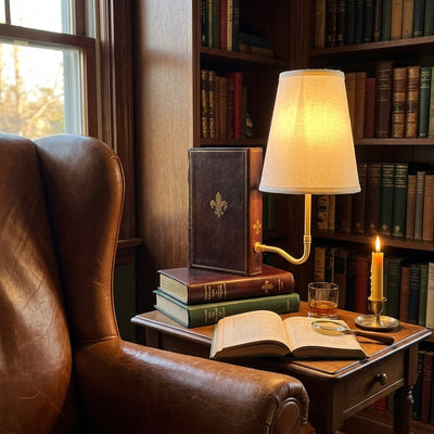 Luxurious Vintage Library Lamp