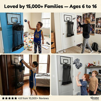 Basketball Hoop Laundry Hamper